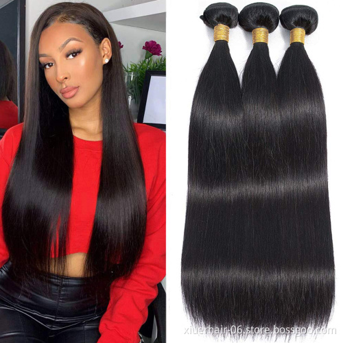 Wholesale Perruque Cheveux Humain Tissage Bresilienne 100 Human Hair Weaving Straight Hair Bundles
